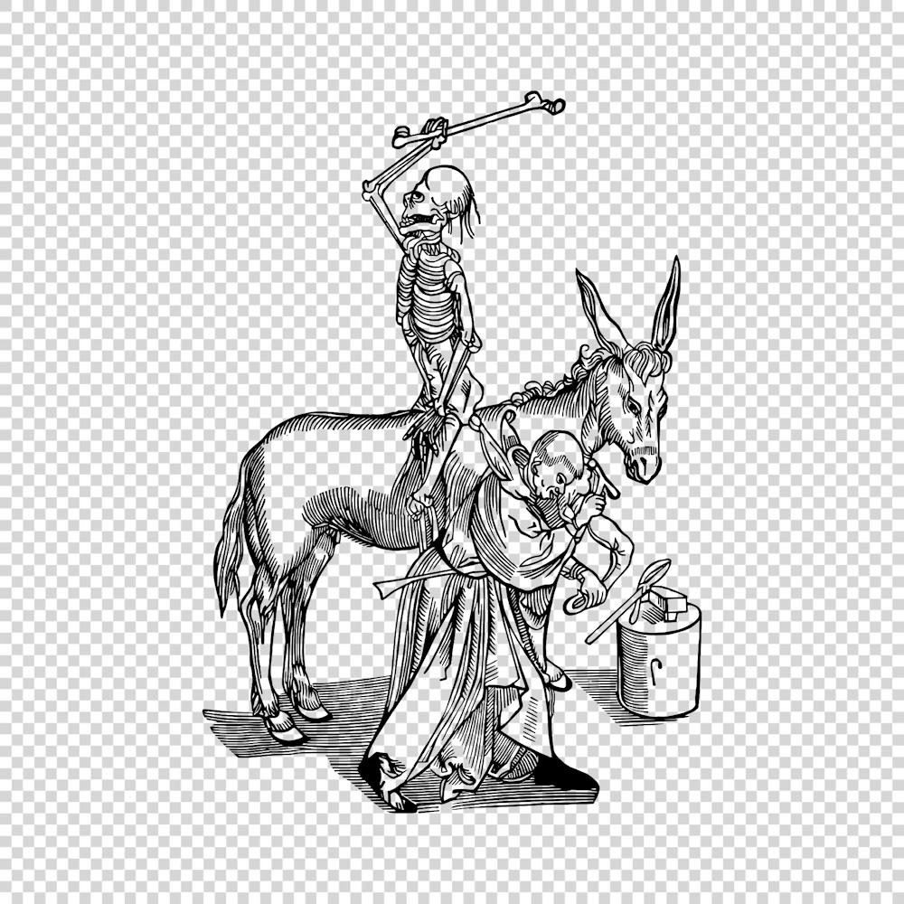 Allegory on the Folly of Hoping for Undeserved Inheritance Vector
