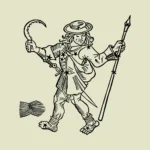 Bootes Constellation Engraving of Bootes (The Herdsman) Vector
