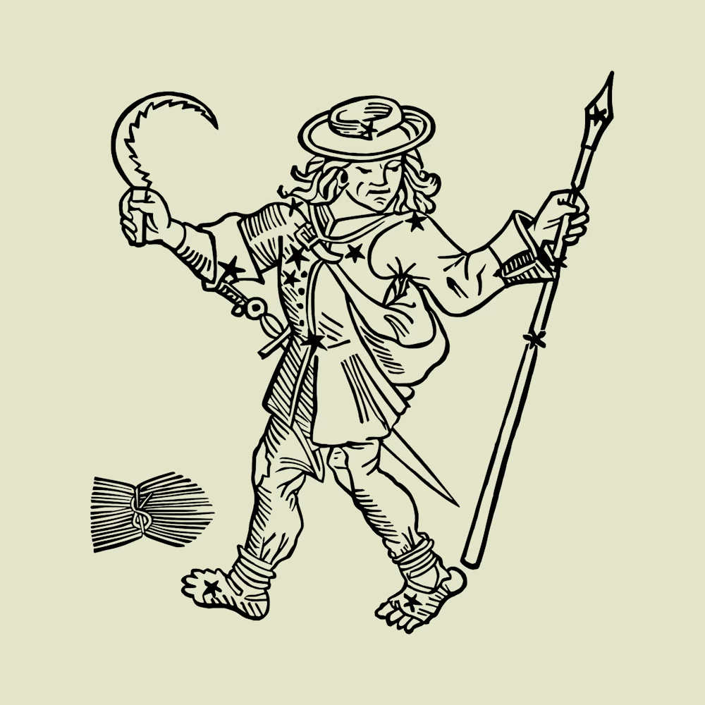 Bootes Constellation Engraving of Bootes (The Herdsman) Vector