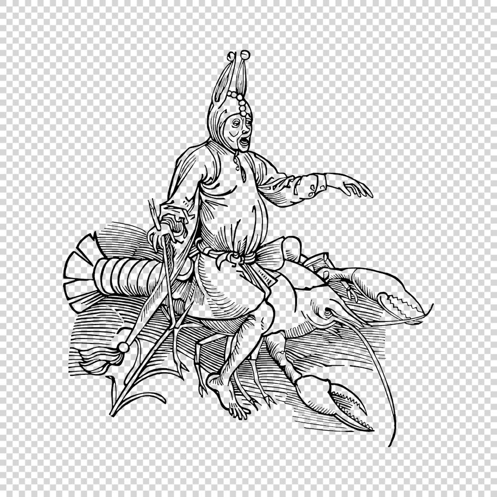 Durer's God's Foreknowledge Vector