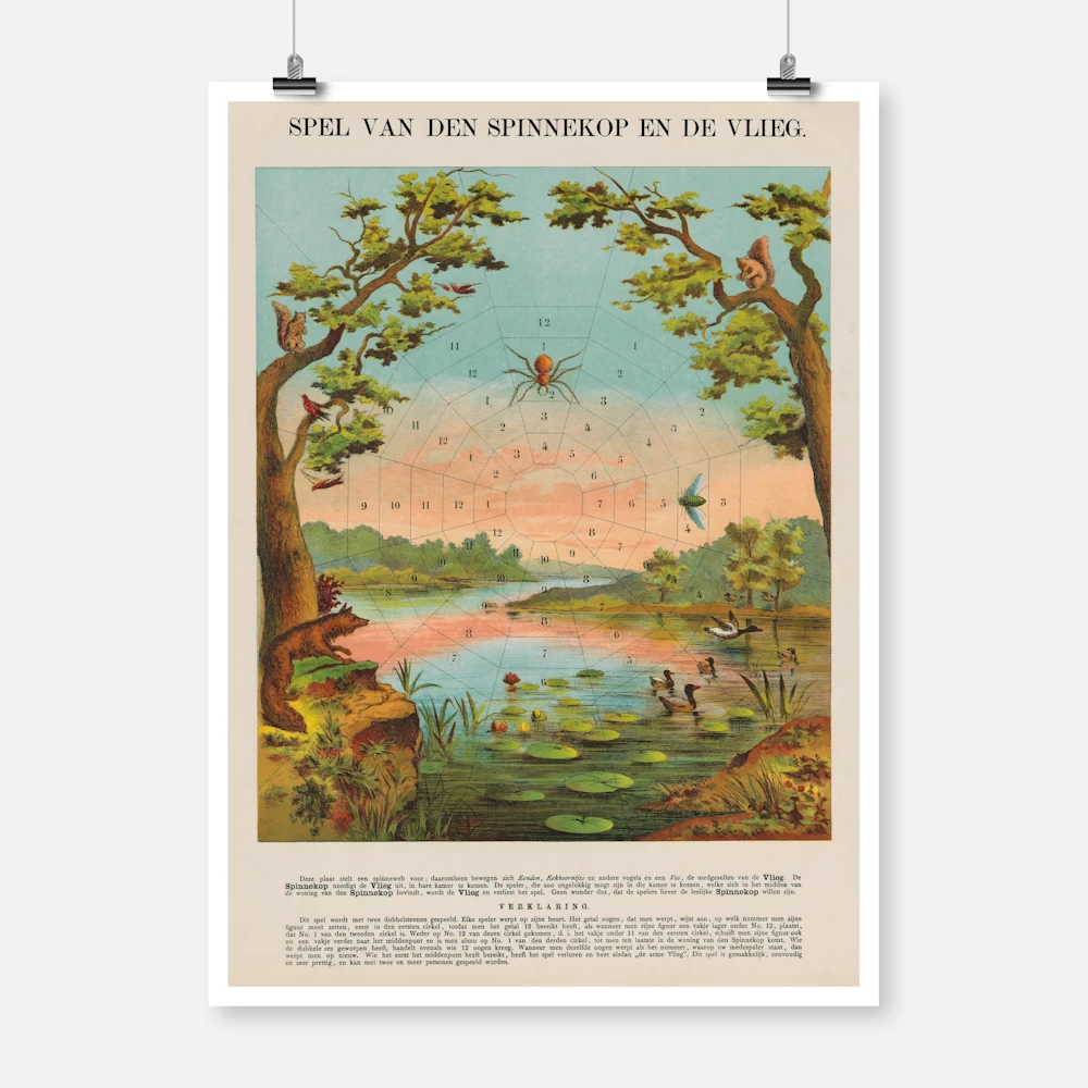 Game of the Spider and the Fly Poster