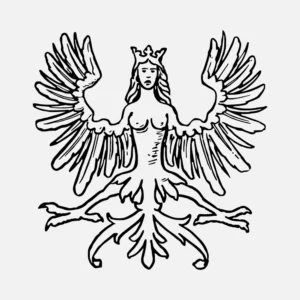 Heraldic Harpy Vector