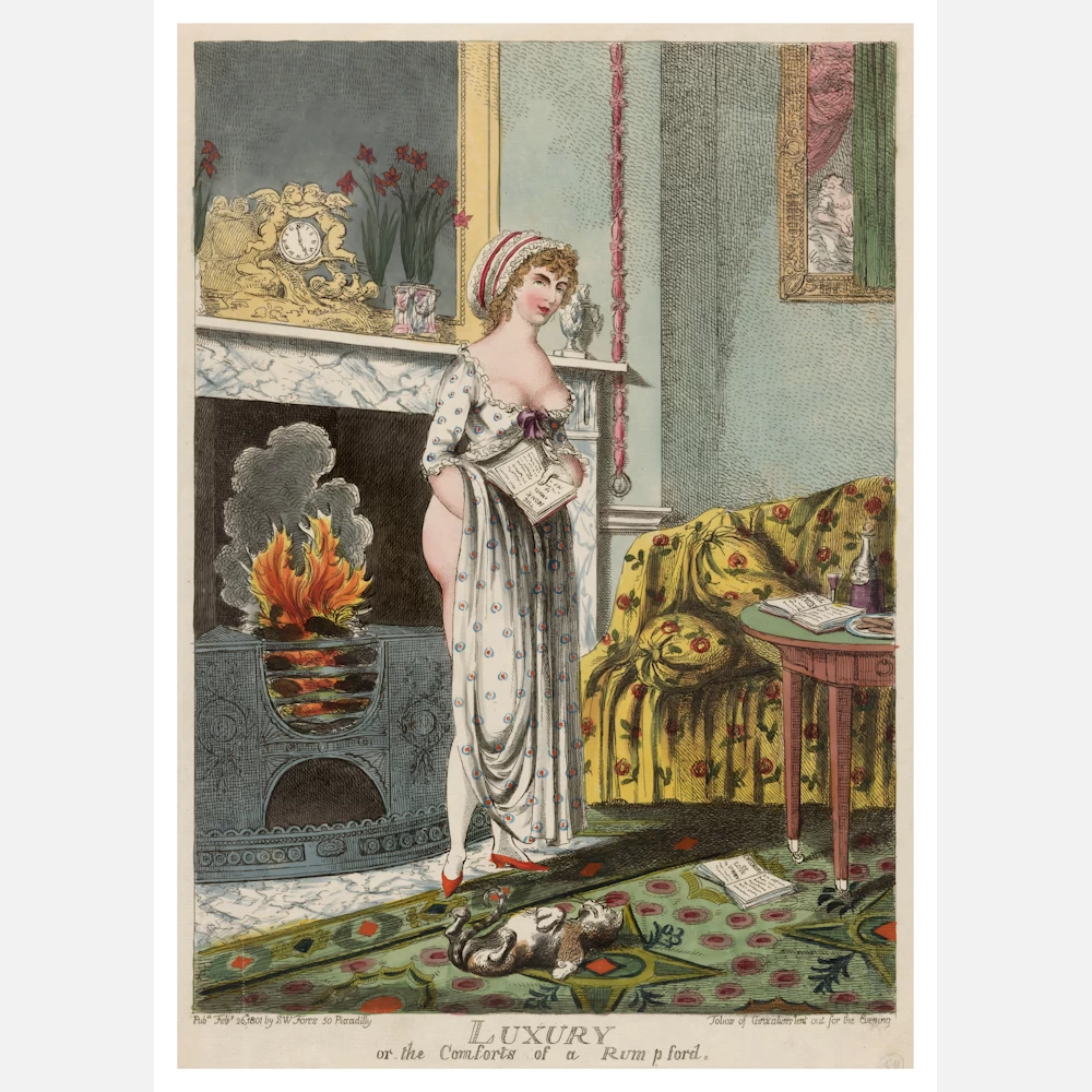 Luxury or the Comforts of a Rumpford Poster