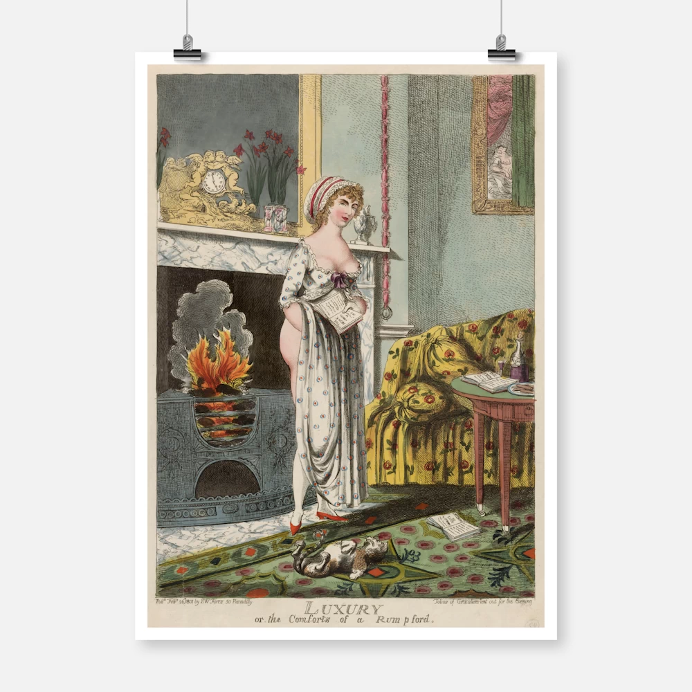 Luxury or the Comforts of a Rumpford Poster