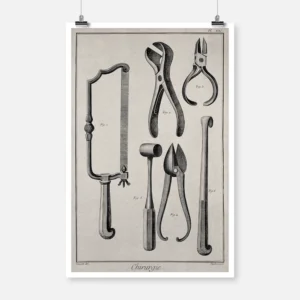 Surgery Surgical Instruments for the Amputation of Limbs