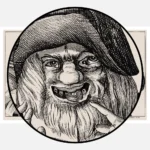 Three Grotesque Old Men with Missing Teeth Poster