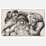 Three Grotesque Old Men with Missing Teeth Poster