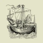 Ulysses Approaching the Shores of Circe 1493 Vector