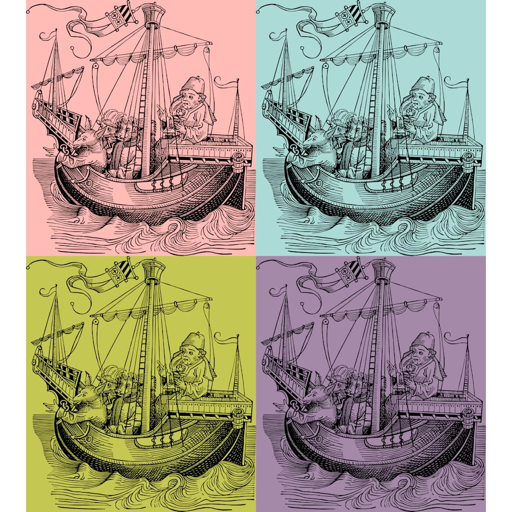 Ulysses Approaching the Shores of Circe 1493 Vector