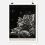 Vanitas Still Life with Bubbles Poster