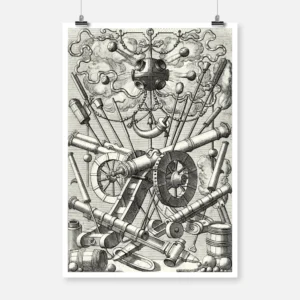 Weapons Decoration Poster