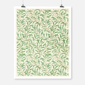 William Morris 1887 Willow Bough Pattern Poster