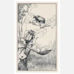 Two Beetles in an Oak Tree Poster