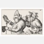 A Fat Hunchbacked Man With Two Large Warts On His Nose Poster