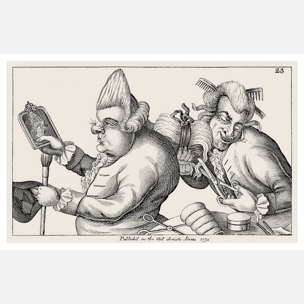 A Fat Hunchbacked Man With Two Large Warts On His Nose Poster
