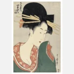 Courtesan Hitomoto from the Daimonjiya House Poster