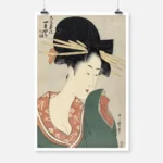 Courtesan Hitomoto from the Daimonjiya House Poster