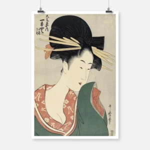 Courtesan Hitomoto from the Daimonjiya House Poster