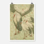 Five Storks Poster