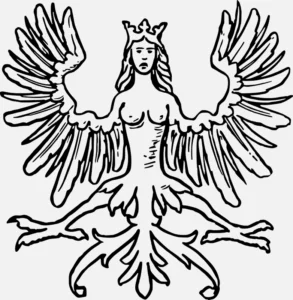 Heraldic Harpy Vector