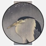 Heron at New Moon Poster