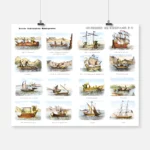 History of Ships Poster