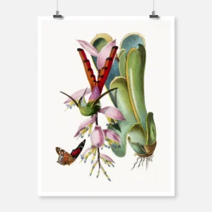 Hummingbird Painting Print Poster