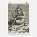 Leper Beggar in the Guise of the Devil Poster