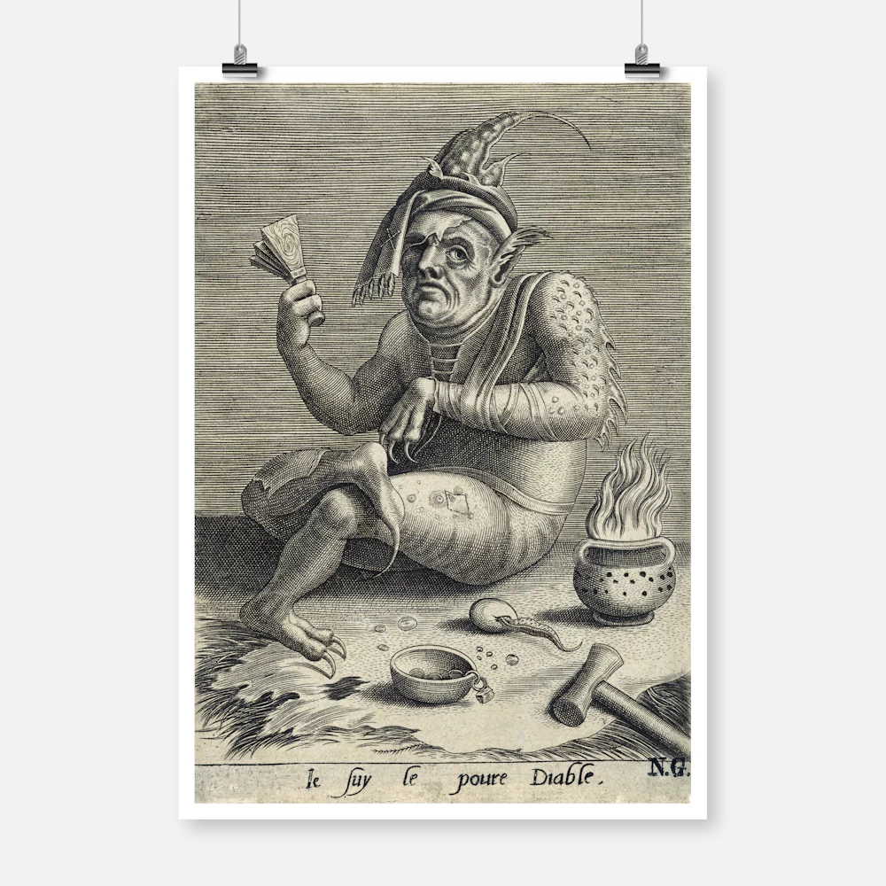 Leper Beggar in the Guise of the Devil Poster