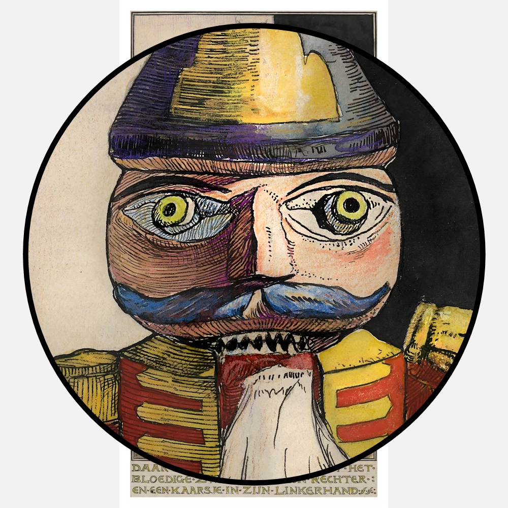 Nutcracker with a Candle and Bloody Sword Poster