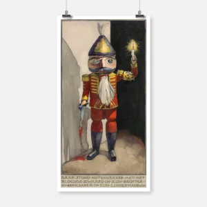Nutcracker with a Candle and Bloody Sword Poster