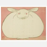 Portrait of a Rabbit Poster