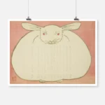 Portrait of a Rabbit Poster