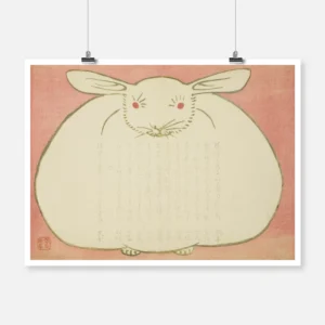 Portrait of a Rabbit Poster