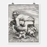 The Man With The Money Bag And His Sycophants Poster