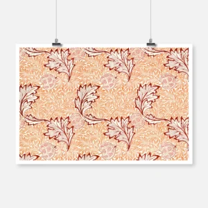 Apple Pattern William Morris Poster