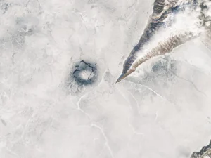 Baikal's Giant Ice Rings