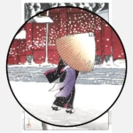 Japanese Winter Scene 2 Poster