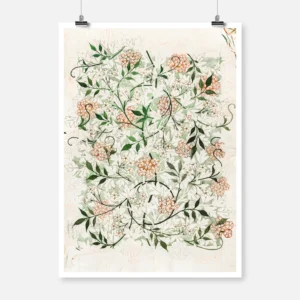 Jasmine Pattern William Morris Poster