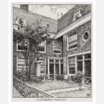 Amsterdam "Looijershofje" Courtyard (Looiers Hofje) Poster