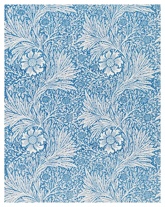 Marigold Pattern William Morris Poster