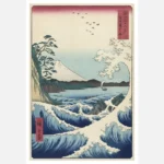 Seascape at Satta in Suruga Province Poster