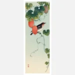 Songbird in Cucumber Plant Poster