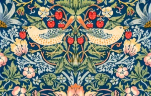 Strawberry Thief Pattern William Morris Poster