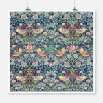 Strawberry Thief Repeating Pattern Poster