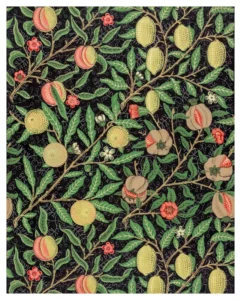 Fruit Pattern William Morris Poster