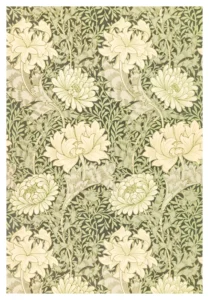 Chrysanthemum Pattern William Morris Poster