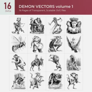 Demon Vectors (volume 1) Collection