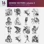 Demon Vectors (volume 3) Collection