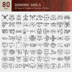 Demonic Sigils Vectors Collection